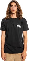 Quiksilver Ανδρικό T-shirt Μαύρο με Στάμπα από το Plus4u