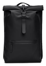 Rolltop Rucksack Αδιάβροχο 17lt Μαύρο Rains από το Modivo