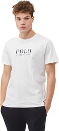 Ralph Lauren Ανδρικό T-shirt Λευκό με Λογότυπο από το Altershops