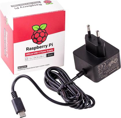 Raspberry Pi Power Supply for Pi 4 USB-C (SC0217) από το e-shop