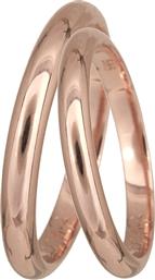 Ροζ gold βέρα γάμου Κ14 BRS02.5R BRS02.5R Χρυσός 14 Καράτια μεμονωμένο τεμάχιο