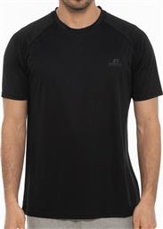 Russell Athletic Ανδρικό T-shirt Μαύρο Μονόχρωμο από το Plus4u