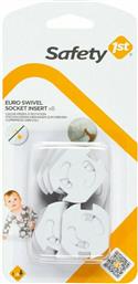 Safety 1st Προστατευτικά Καλύμματα για Πρίζες από Πλαστικό σε Λευκό Χρώμα 8τμχ από το Spitishop
