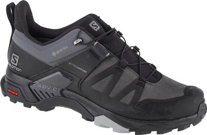 Salomon X Ultra 4 GTX Ανδρικά Ορειβατικά Παπούτσια Αδιάβροχα με Μεμβράνη Gore-Tex Γκρι