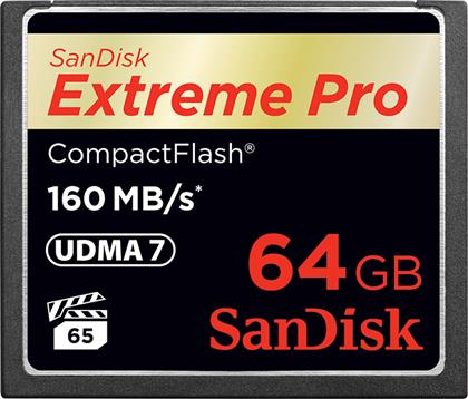 Sandisk Extreme Pro CompactFlash 64GB από το Plus4u