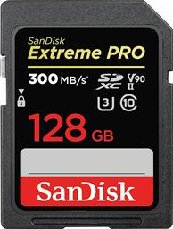 Sandisk Extreme Pro SDXC 128GB Class 10 U3 V90 UHS-II από το e-shop
