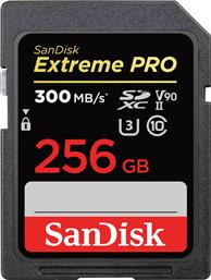 Sandisk Extreme Pro SDXC 256GB Class 10 U3 V90 UHS-II 300MB/s από το e-shop