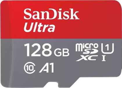 Sandisk microSDXC 128GB Class 10 U1 A1 UHS-I με αντάπτορα