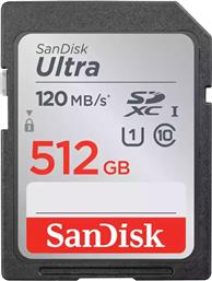 Sandisk Ultra microSDXC 512GB Class 10 U1 UHS-I