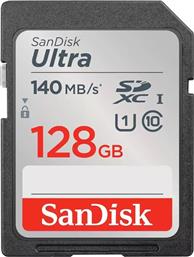 Sandisk Ultra SDXC 128GB Class 10 U1 UHS-I 140MB/s από το e-shop