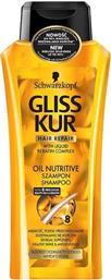 Schwarzkopf Gliss Kur Oil Nutritive Σαμπουάν για Λάμψη για Όλους τους Τύπους Μαλλιών 400ml από το e-Fresh
