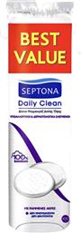 Septona Daily Clean Round Στρογγυλοί Δίσκοι Ντεμακιγιάζ από 100% Βαμβάκι 100τμχ από το Pharm24