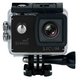 SJCAM SJ4000 Action Camera Full HD (1080p) Υποβρύχια (με Θήκη) με WiFi Μαύρη με Οθόνη 1.5'' - Sjcam