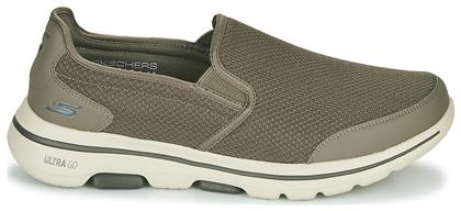 Gowalk 5 Apprize Ανδρικά Slip-On Πράσινα Skechers από το MybrandShoes