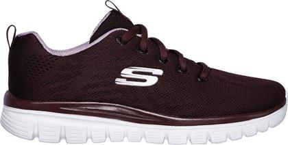 Skechers Graceful Get Connected Γυναικεία Αθλητικά Παπούτσια Running Κόκκινα από το Epapoutsia
