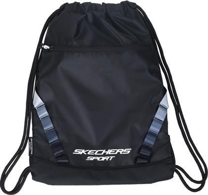 Skechers Vista Cinch Ανδρική Τσάντα Πλάτης Γυμναστηρίου Μαύρη από το MybrandShoes