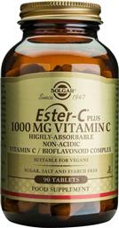 Solgar Ester-C Plus Βιταμίνη για Ενέργεια & Ανοσοποιητικό 1000mg 90 ταμπλέτες από το Pharm24