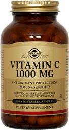 Solgar Vitamin C Βιταμίνη για Ενέργεια & Ανοσοποιητικό 1000mg 100 φυτικές κάψουλες από το Pharm24