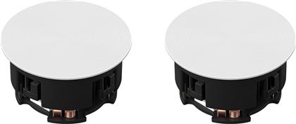 Sonos Ηχεία Οροφής In-Ceiling Speaker (Ζεύγος) σε Λευκό Χρώμα από το Polihome