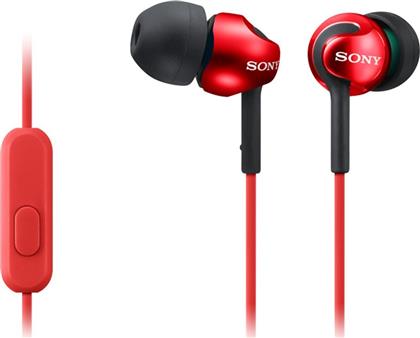 Sony MDR-EX110AP In-ear Handsfree με Βύσμα 3.5mm Κόκκινο από το Kotsovolos