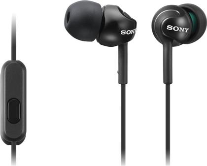 Sony MDR-EX110AP In-ear Handsfree με Βύσμα 3.5mm Μαύρο από το Plus4u
