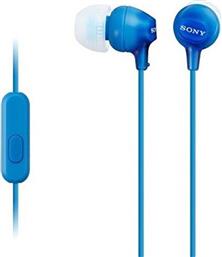 Sony MDR-EX15AP In-ear Handsfree με Βύσμα 3.5mm Μπλε από το Plus4u