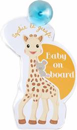 Sophie La Girafe Σήμα Baby on Board με Βεντούζα Κίτρινο από το Pharm24