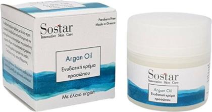 Sostar Focus Argan Oil Ενυδατική Κρέμα Προσώπου Ημέρας για Κανονικές Επιδερμίδες με Aloe Vera 50ml από το Pharm24