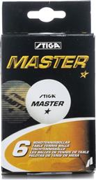 Stiga Master SA-5140-06 Μπαλάκια Ping Pong 6τμχ
