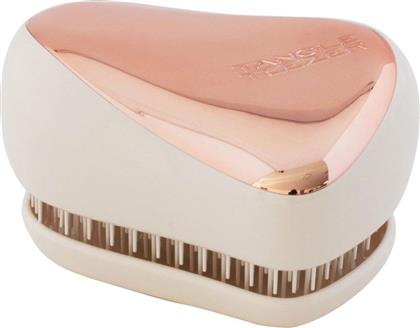 Tangle Teezer Compact Styler Rose Gold / Ivory Βούρτσα Μαλλιών για Ξεμπέρδεμα