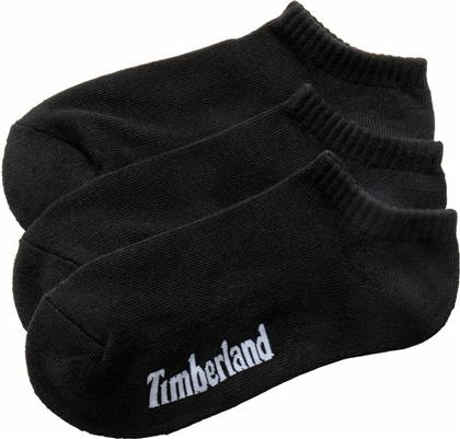 Timberland Ανδρικές Μονόχρωμες Κάλτσες Μαύρες 3Pack