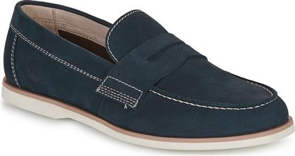 Timberland Suede Ανδρικά Boat Shoes σε Μπλε Χρώμα από το Spartoo