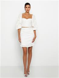 Toi&Moi Mini Φούστα σε Λευκό χρώμα