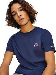 Tommy Hilfiger Ανδρικό T-shirt Μπλε Μονόχρωμο από το Sneaker10