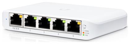 USW Flex Mini Managed L2 Switch με 5 Θύρες Gigabit (1Gbps) Ethernet Ubiquiti