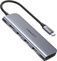 Ugreen CM511 USB-C Docking Station με HDMI 4K PD Ασημί