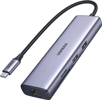 Ugreen CM512 USB-C Docking Station με HDMI 4K PD Ethernet Γκρι από το e-shop