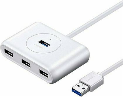 Ugreen CR113 USB 3.0 Hub 4 Θυρών με σύνδεση USB-A Λευκό 1m από το e-shop