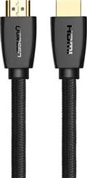 Ugreen HDMI 2.0 Braided Cable HDMI male - HDMI male 1.5m Μαύρο