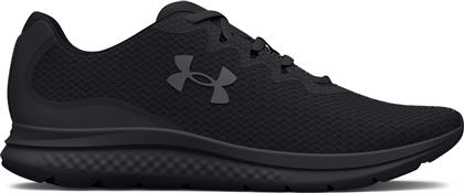 Under Armour Charged Impulse 3 Ανδρικά Αθλητικά Παπούτσια Running Μαύρα