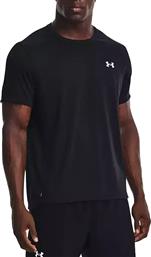 Under Armour Speed Stride 2.0 Αθλητικό Ανδρικό T-shirt Μαύρο με Λογότυπο από το SportsFactory