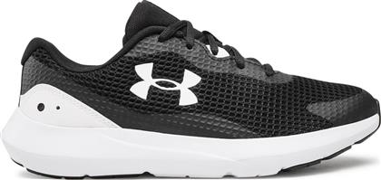 Under Armour Surge 3 Ανδρικά Αθλητικά Παπούτσια Running Black / White από το Outletcenter