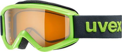 Uvex Speedy Pro Μάσκα Σκι & Snowboard Παιδική Πράσινη με Πορτοκαλί Φακό