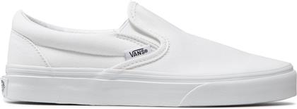 Vans Classic Πάνινα Ανδρικά Slip-On Λευκά από το Modivo