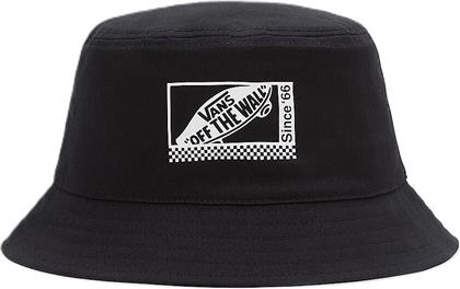 Vans Undertone Υφασμάτινo Ανδρικό Καπέλο Στυλ Bucket Μαύρο από το Zakcret Sports