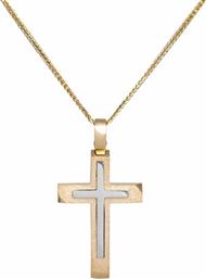 Βαπτιστικοί Σταυροί Αλυσίδα Δίχρωμος Ανδρικός Σταυρός Κ14 Αλυσίδα 047782c 047782c Ανδρικό Χρυσός 14 Καράτια