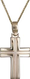 Βαπτιστικοί Σταυροί με Αλυσίδα Ανδρικός σταυρός από χρυσό 9Κ C012484 012484C Ανδρικό Χρυσός 9 Καράτια