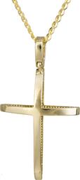 Βαπτιστικοί Σταυροί με Αλυσίδα Χρυσός αντρικός σταυρός 14Κ 024261C 024261C Ανδρικό Χρυσός 14 Καράτια