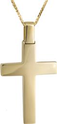 Βαπτιστικοί Σταυροί με Αλυσίδα Κλασικός χρυσός σταυρός Κ18 C024694 024694C Ανδρικό Χρυσός 18 Καράτια