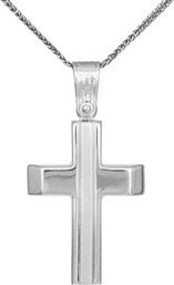 Βαπτιστικοί Σταυροί με Αλυσίδα Βαπτιστικός σταυρός για αγόρι 9Κ με αλυσίδα 033717C 033717C Ανδρικό Χρυσός 9 Καράτια
